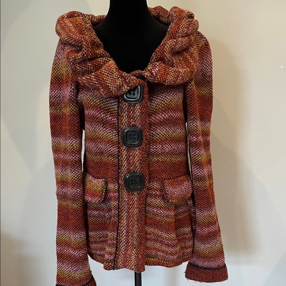 Sweaters - Cozy Multicolor Women's Sweater large boho looks